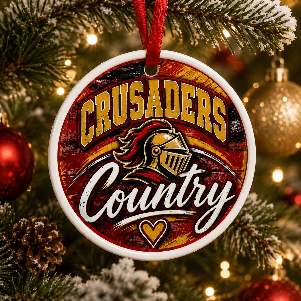 Crusader Country Mascot Ornament