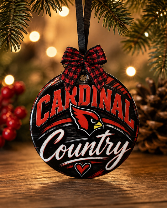 Cardinal Country Mascot Ornament
