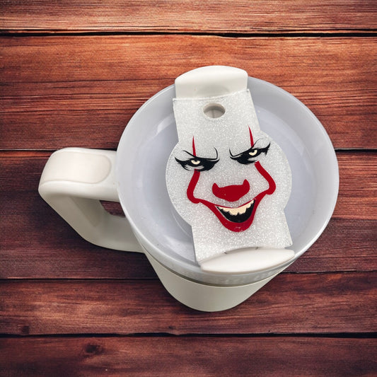 Scary Clown Topper for Stanley 30oz Tumblers Horror Movie Fans